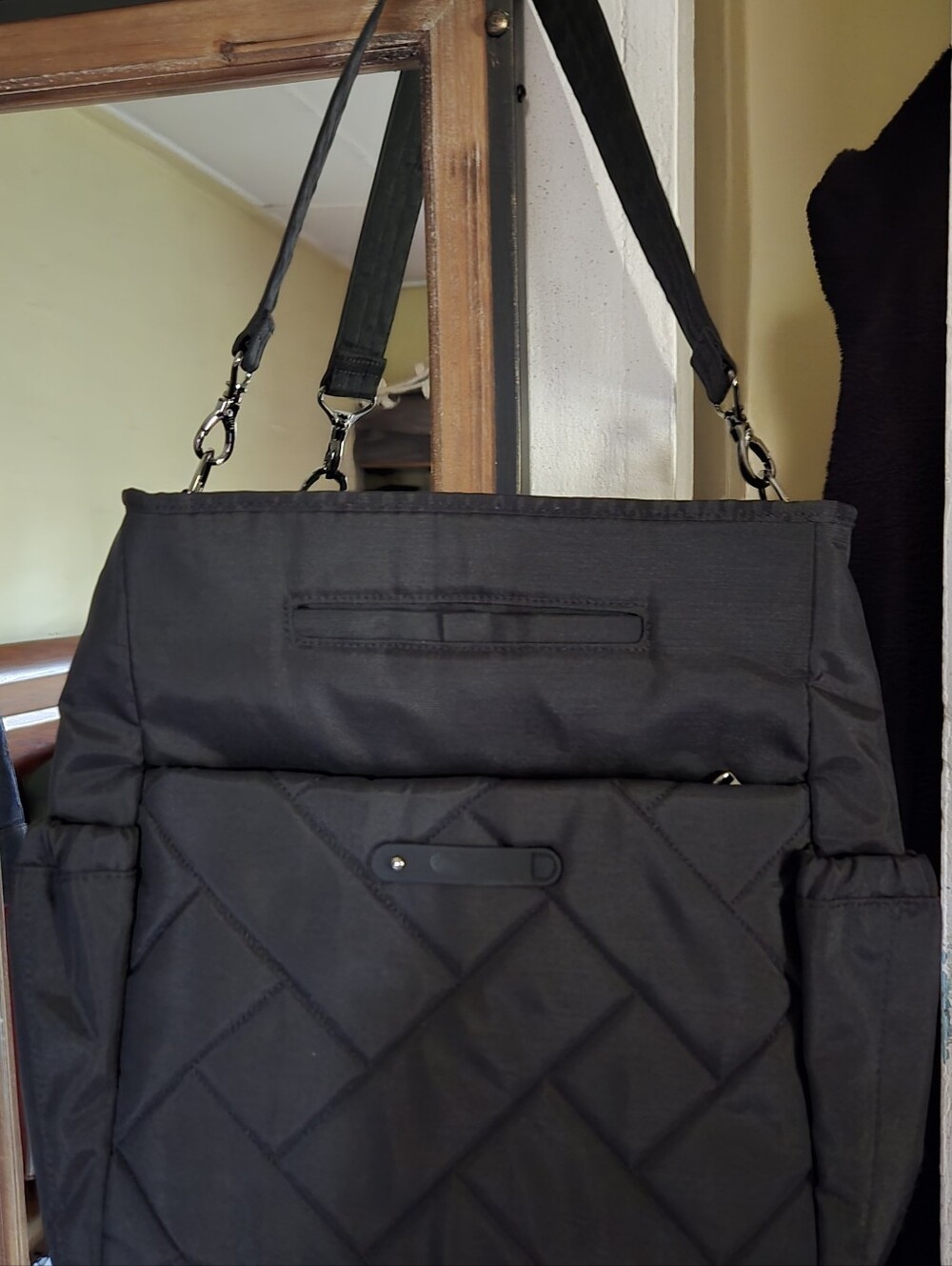 LUG Symphony ConvertibleTote Bag / Shoulder Bag / Backpack - Brushed Black